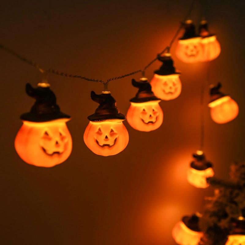 Guirlande Lumineuse Citrouille 2,5m – Décoration Halloween