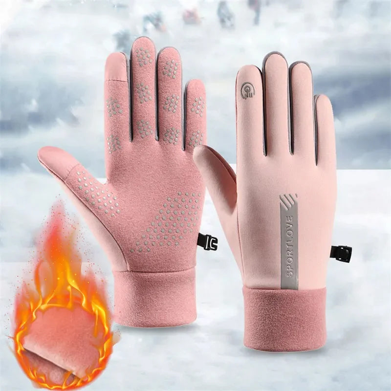 Gants imperméables antidérapants résistants au froid pour écran tactile