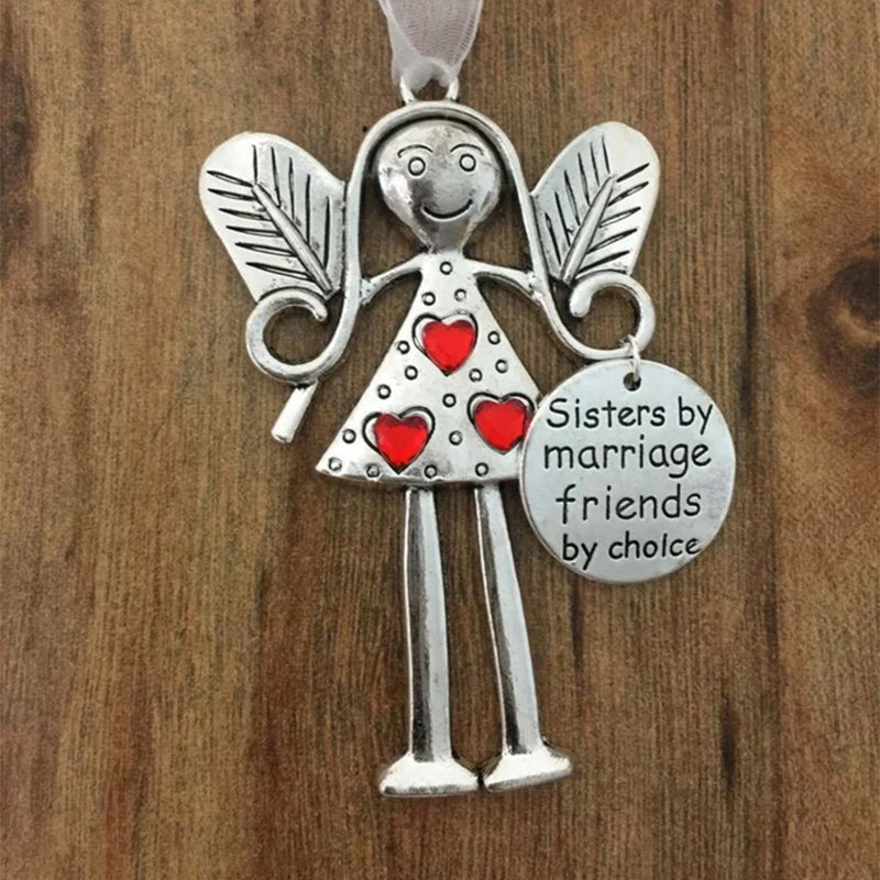 🪽Des amis fous et beaux pour toujours – Cadeau de Noël d’ornement d’ange
