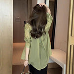 Chemise estivale en mousseline de soie