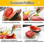 Clip pastèque en acier inoxydable