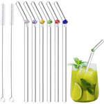 Pailles en Verre Teinté