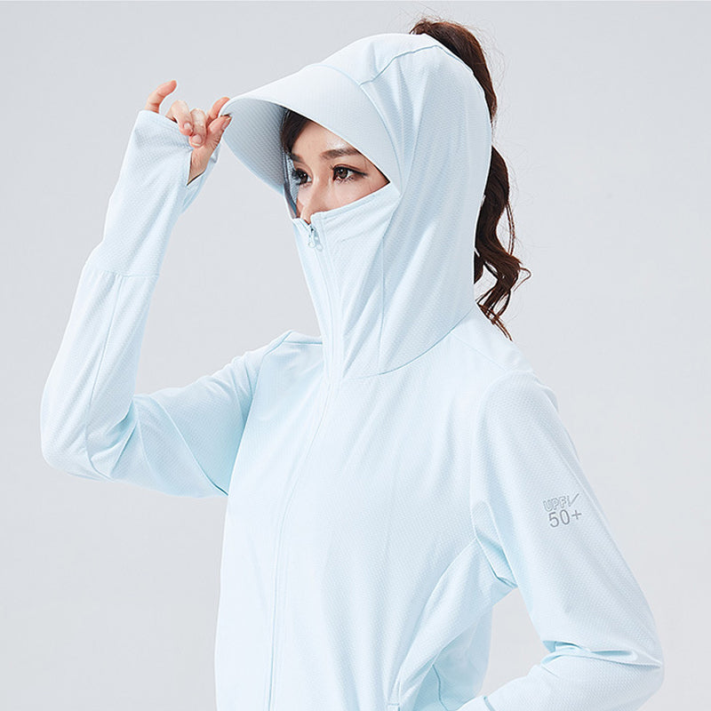 Sweat à Capuche Anti-UV pour l'Extérieur avec Protection Solaire