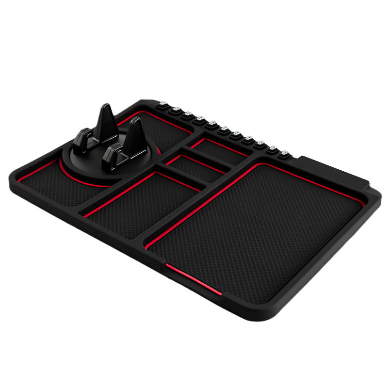 4 en 1 Tapis Antidérapant pour Voiture avec Support de Téléphone
