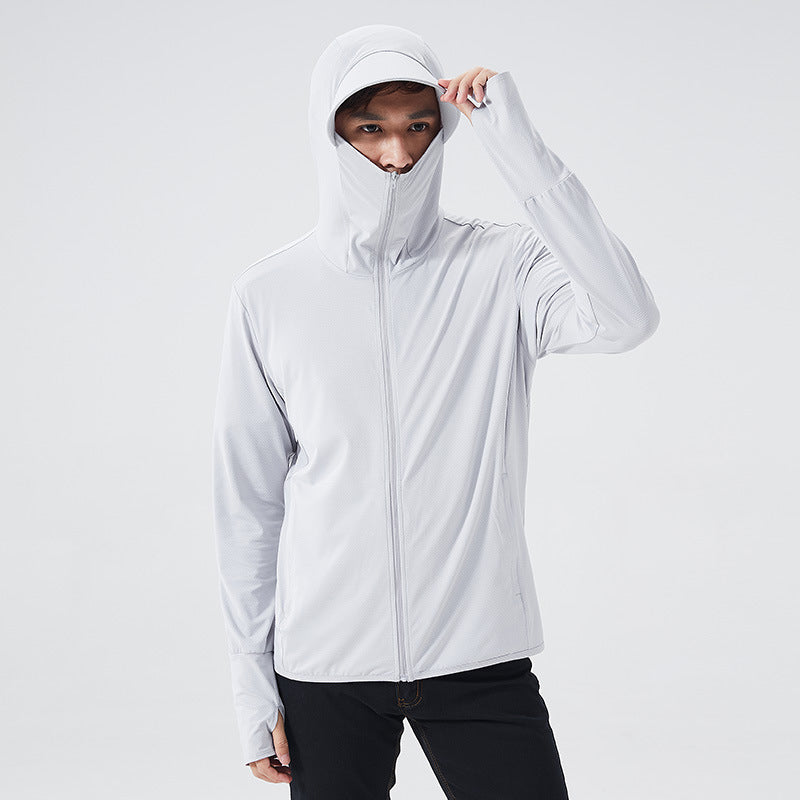 Sweat à Capuche Anti-UV pour l'Extérieur avec Protection Solaire