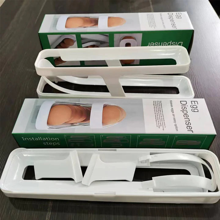 🥚Boîte de rangement automatique pour porte-œufs à défilement