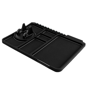 4 en 1 Tapis Antidérapant pour Voiture avec Support de Téléphone