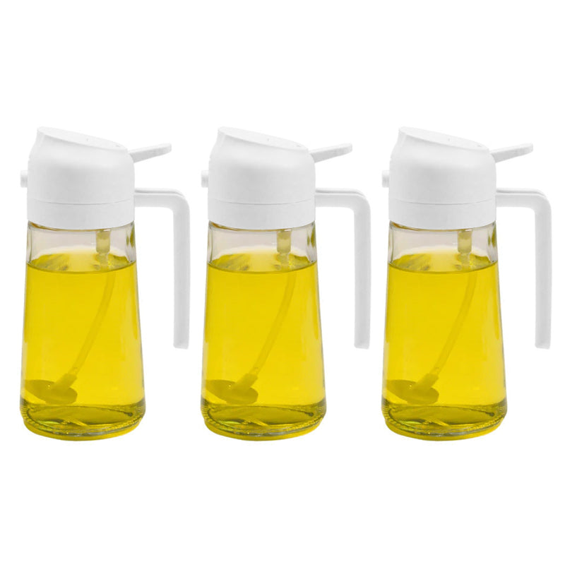 Vaporisateur et distributeur d'huile en verre 2 en 1
