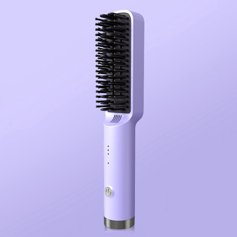 Mini peigne lisseur portatif sans fil