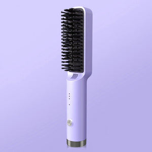 Mini peigne lisseur portatif sans fil