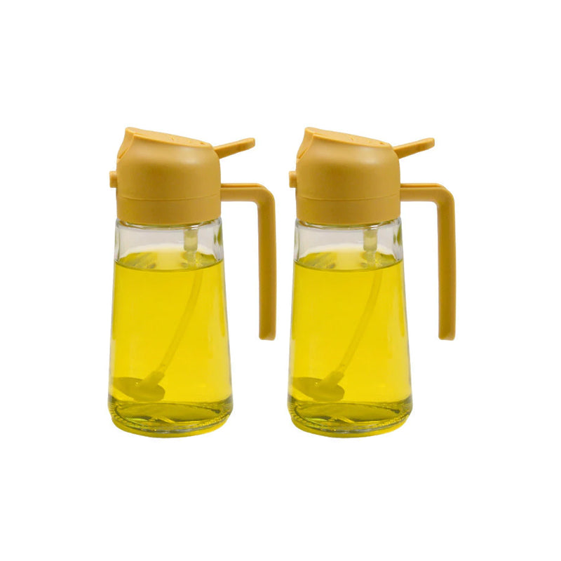 Vaporisateur et distributeur d'huile en verre 2 en 1