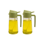Vaporisateur et distributeur d'huile en verre 2 en 1