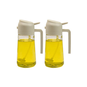 Vaporisateur et distributeur d'huile en verre 2 en 1