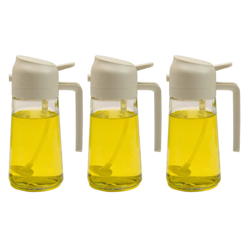 Vaporisateur et distributeur d'huile en verre 2 en 1