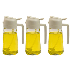 Vaporisateur et distributeur d'huile en verre 2 en 1