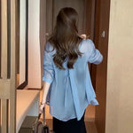 Chemise estivale en mousseline de soie