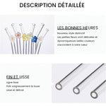 Pailles en Verre Teinté