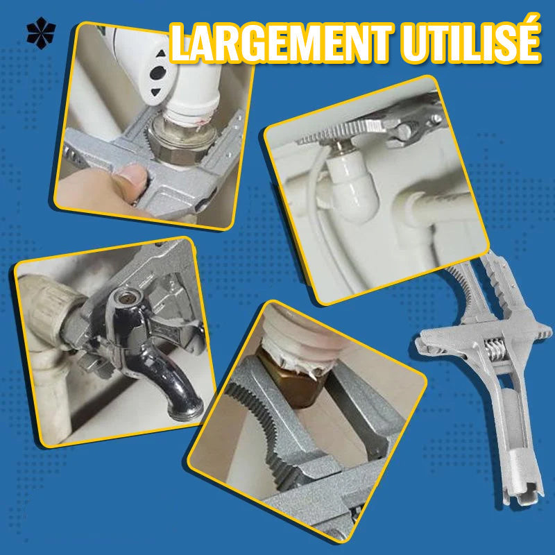 Outil multifonctionnel de clé de salle de bain