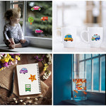 Enfants apprenant un jouet éducatif Sticker