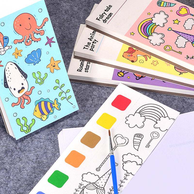 🎅Notes de coloriage aquarelle🎁