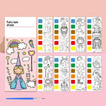 🎅Notes de coloriage aquarelle🎁