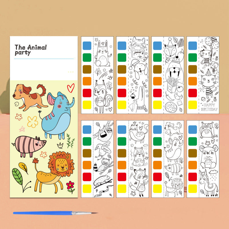 🎅Notes de coloriage aquarelle🎁
