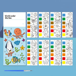 🎅Notes de coloriage aquarelle🎁