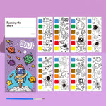 🎅Notes de coloriage aquarelle🎁