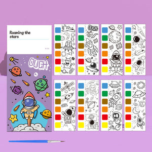 🎅Notes de coloriage aquarelle🎁