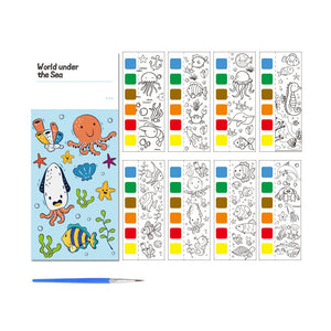 🎅Notes de coloriage aquarelle🎁