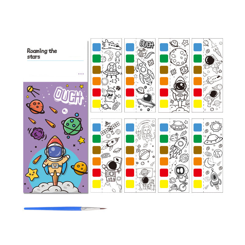 🎅Notes de coloriage aquarelle🎁