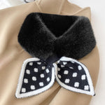 Écharpe en Peluche Épaisse Tout-en-un