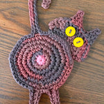 Dessous de Verre en Tricot de Cul de Chat Mignon