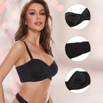 Soutien-gorge bandeau convertible antidérapant à soutien complet