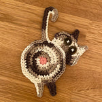 Dessous de Verre en Tricot de Cul de Chat Mignon