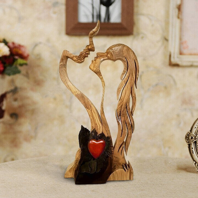 Ornements de Décoration en Bois Love Eternal