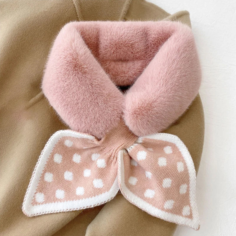 Écharpe en Peluche Épaisse Tout-en-un