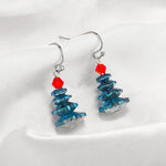 Boucles D'oreilles Sapin de Noël