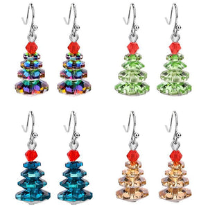 Boucles D'oreilles Sapin de Noël