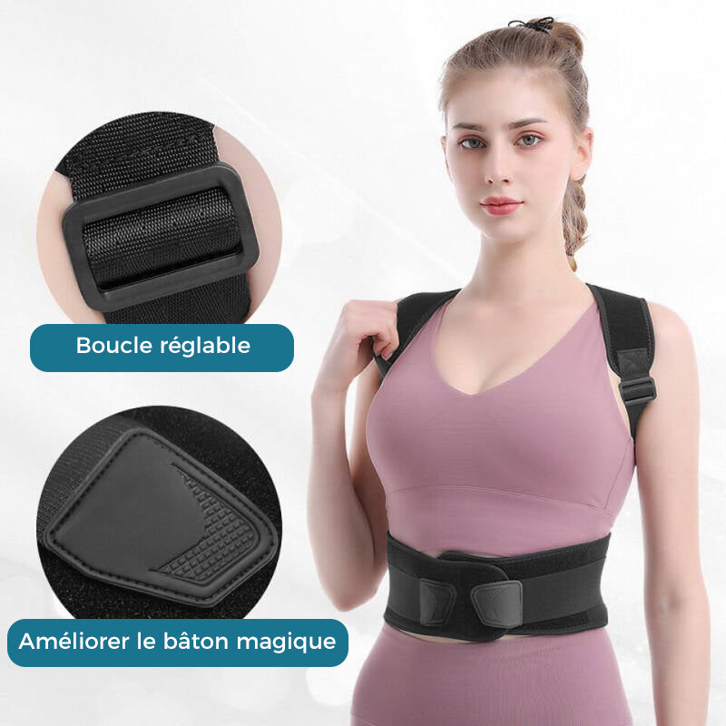 Ceinture de correction dorsale réglable