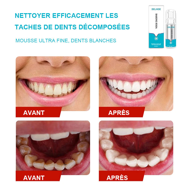 Mousse nettoyante au bicarbonate de soude