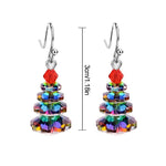 Boucles D'oreilles Sapin de Noël