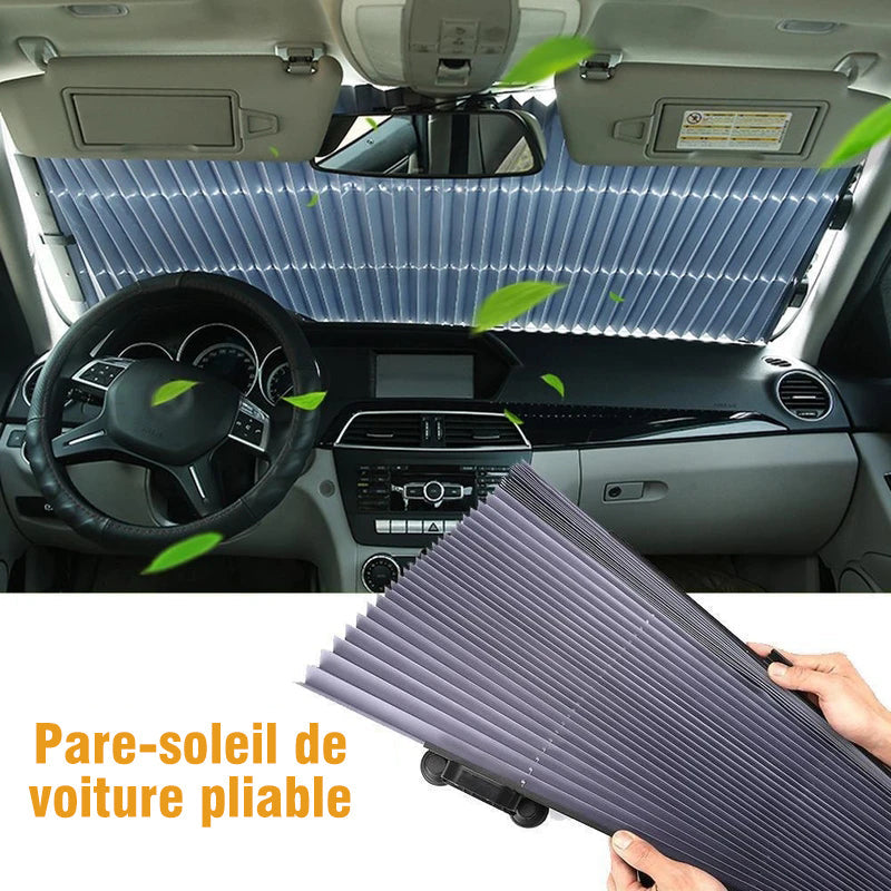 Pare-soleil de Pare-brise de Voiture Rétractable - ciaovie
