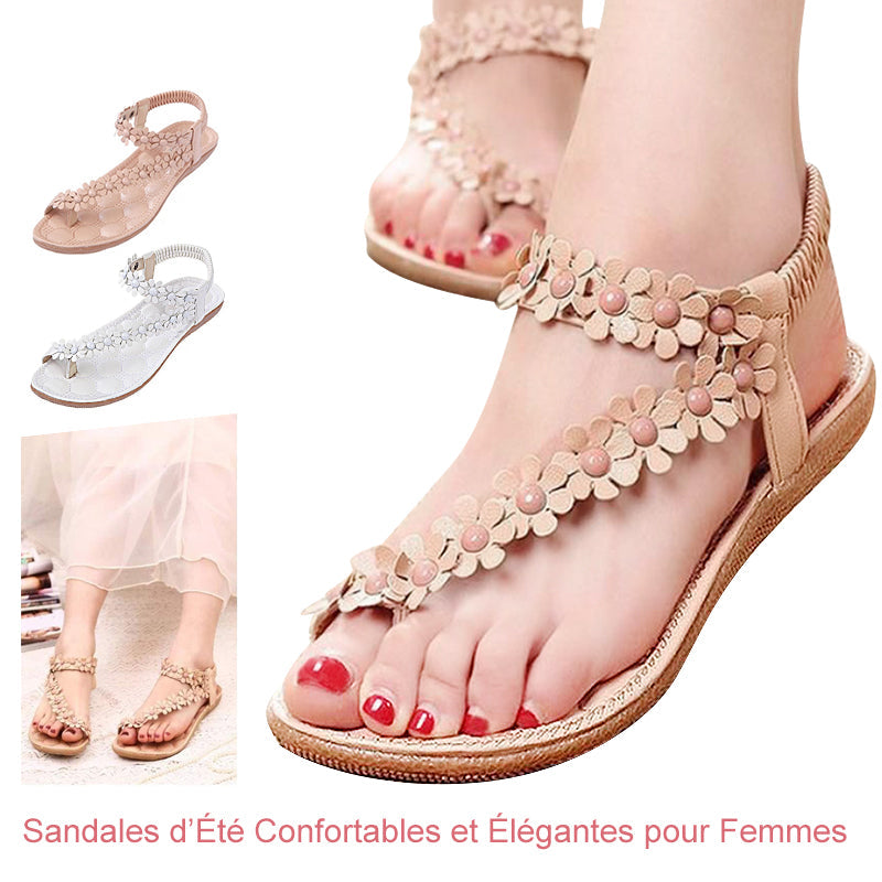 Sandales d’Été Confortables et Élégantes pour Femmes - ciaovie