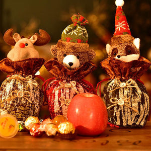 Belle décoration de poupée sacs-cadeaux de Santa - ciaovie