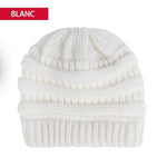 Bonnet en queue de Cheval en Tricot Doux - ciaovie