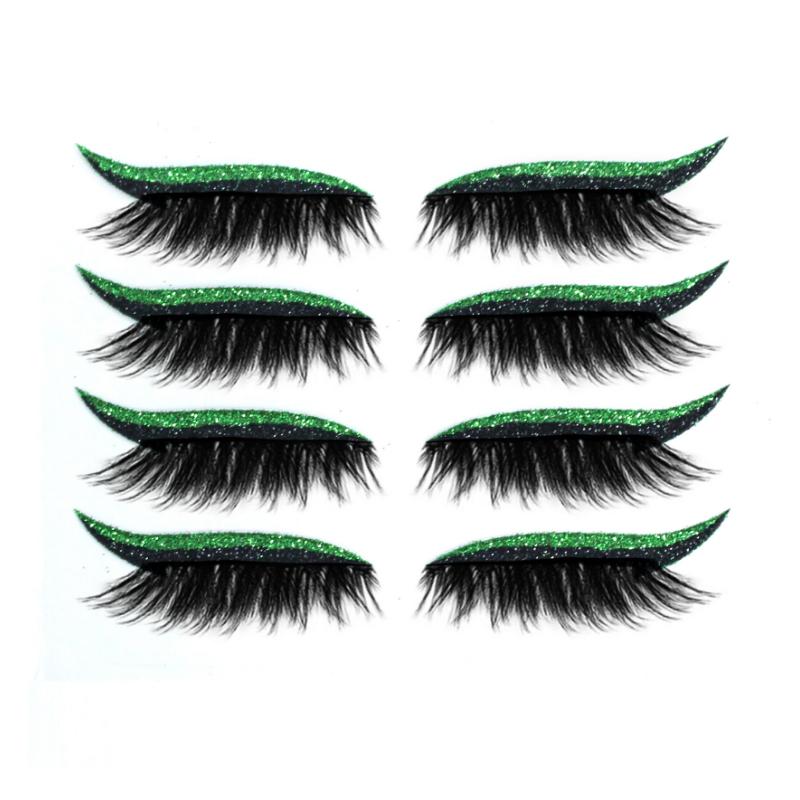 Eyeliner réutilisable et autocollants pour cils (4 paires)