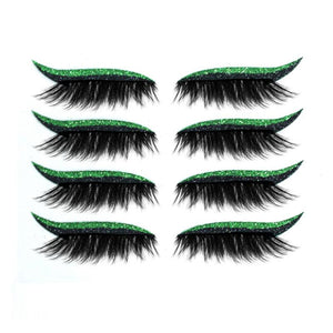 Eyeliner réutilisable et autocollants pour cils (4 paires)