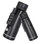 Télescope Monoculaire de Puissance Elevée 12X50 avec Adaptateur Smartphone et Trépied, Etanche et Anti-buée - ciaovie