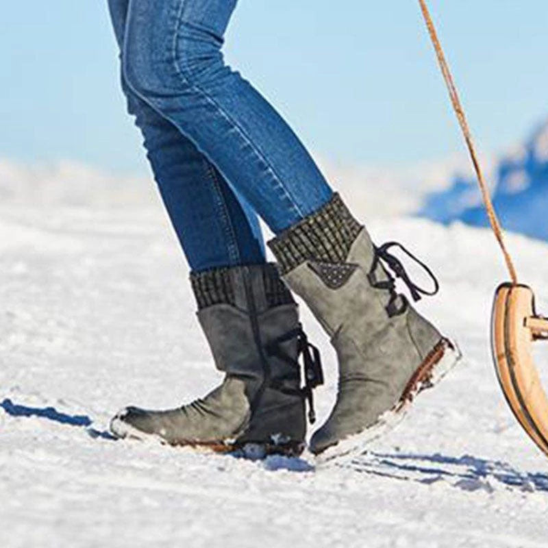 Ciaovie™ Bottes D'hiver à Lacets - ciaovie